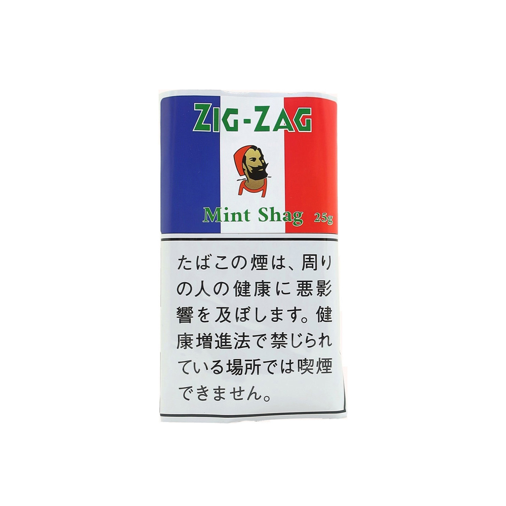 Zig-Zag Mint Shag 25g 🍂 ‣ Worldwide Shipping 🚀