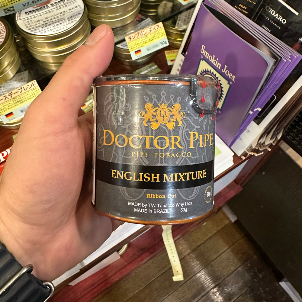 Doctor Pipe English Mixture 50g Tin 🍂 ‣ Worldwide 🚀