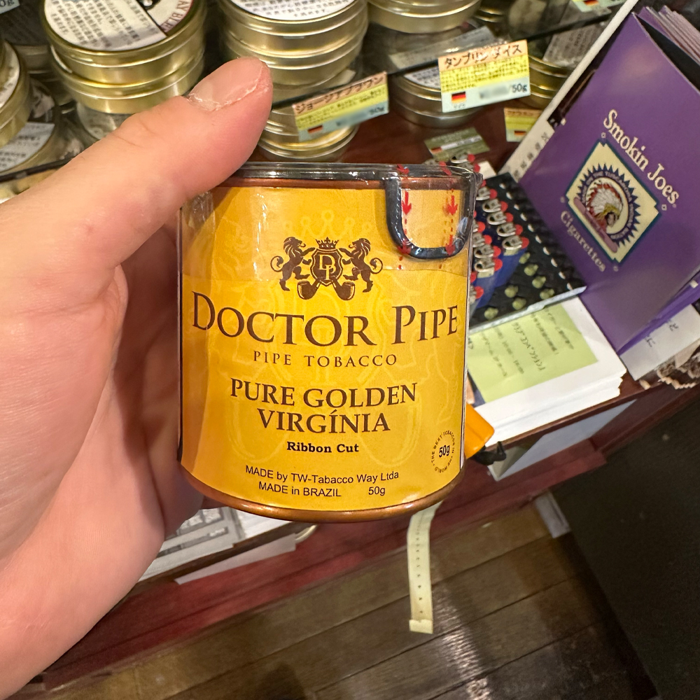 Doctor Pipe Pure Golden Virginia 50g Tin 🍂 ‣ Worldwide 🚀