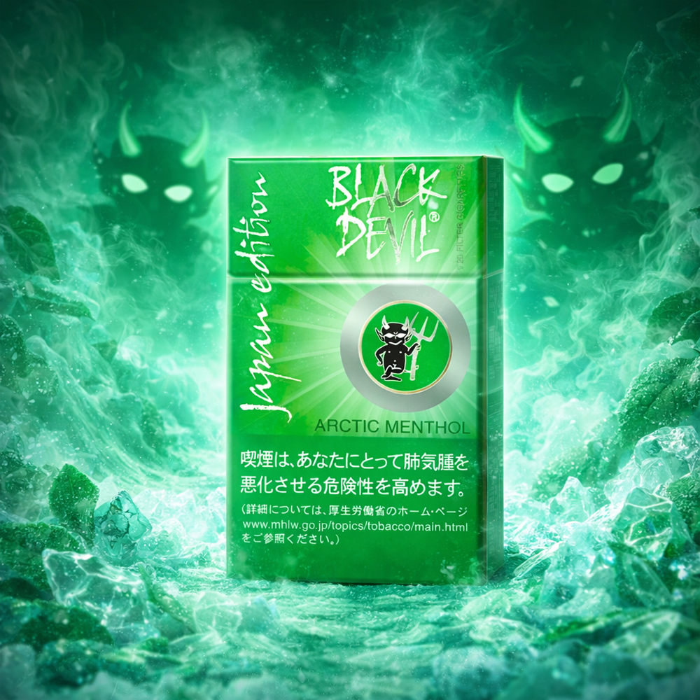 Black Devil Arctic Menthol 🍂 ‣ Duty Free Price ‣ Only 6€👍