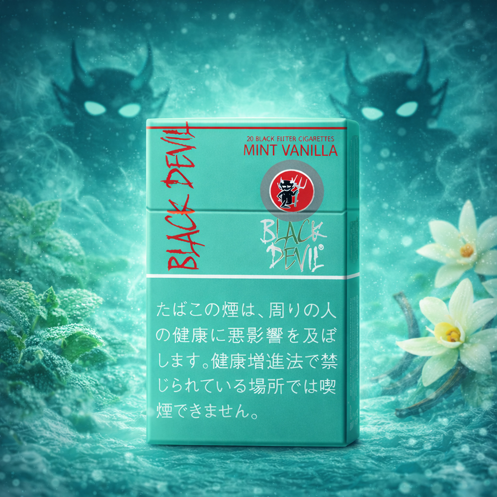 Black Devil Mint Vanilla 🍂 ‣ Duty Free Price ‣ Only 6€👍